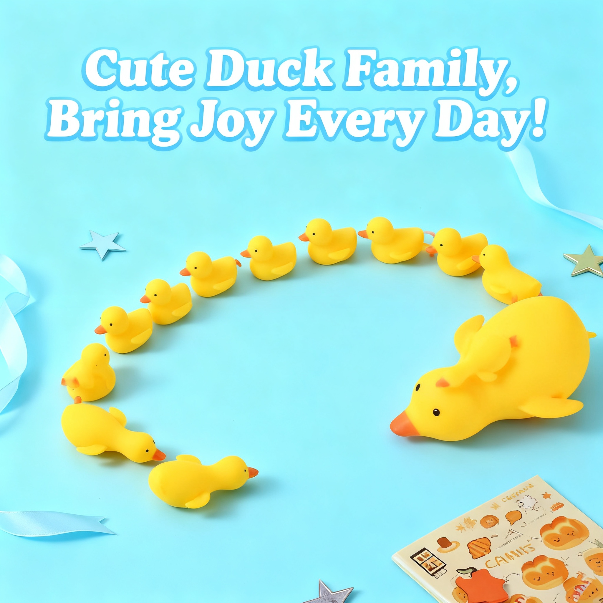 Kids Toys Animal - Cute Squishy Duck Goose Stretch Antistress