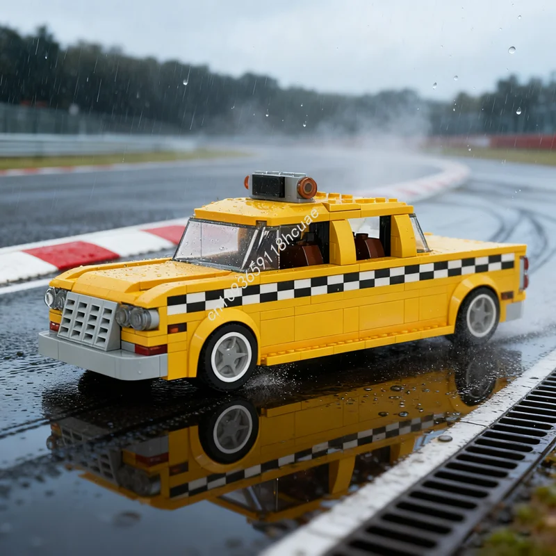 Kids Toys Nyc - 423pcs MOC Taxi Driver NYC Checker