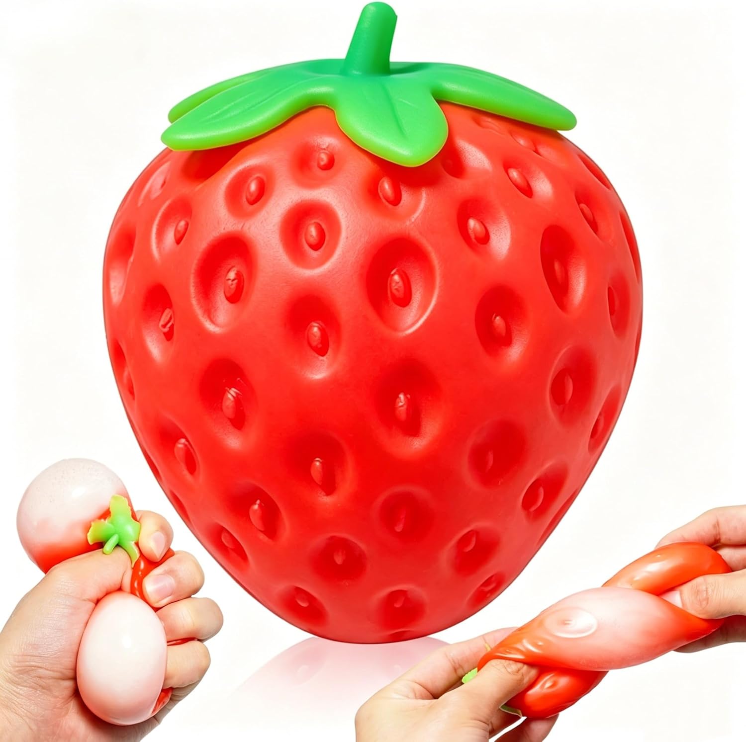 Kids Toys Kids Toys - Strawberry Squishy Toy, Realistic Strawberry Squeeze