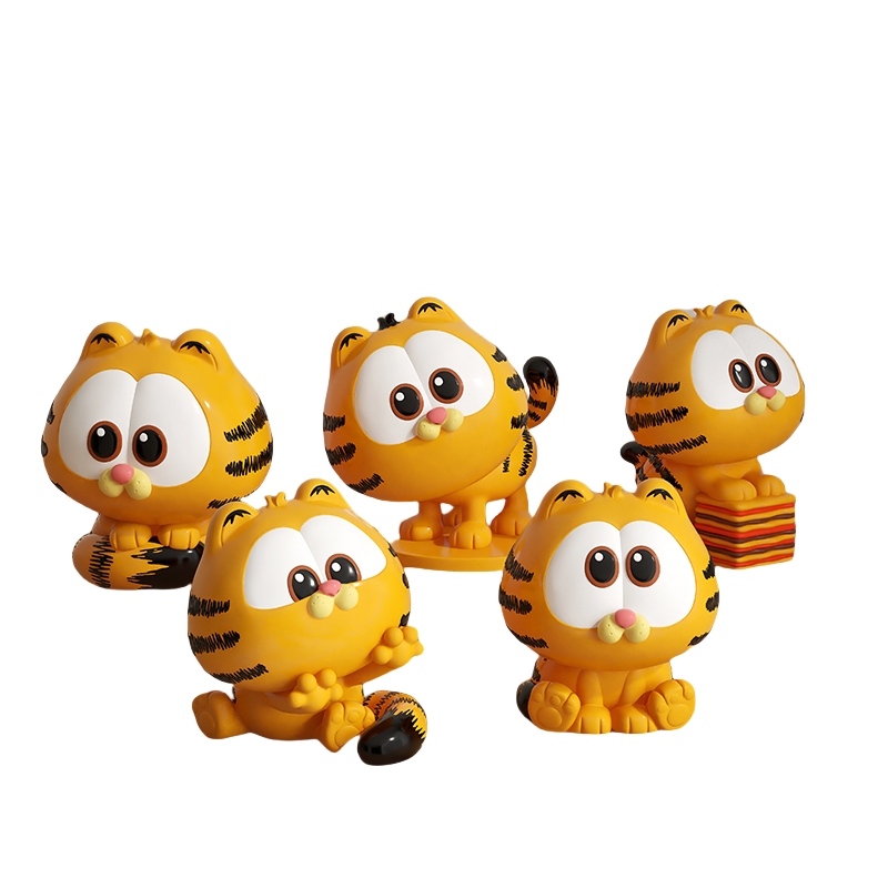 Kids Toys Kit - 7Cm Pvc Garfield Anime Peripherals Action