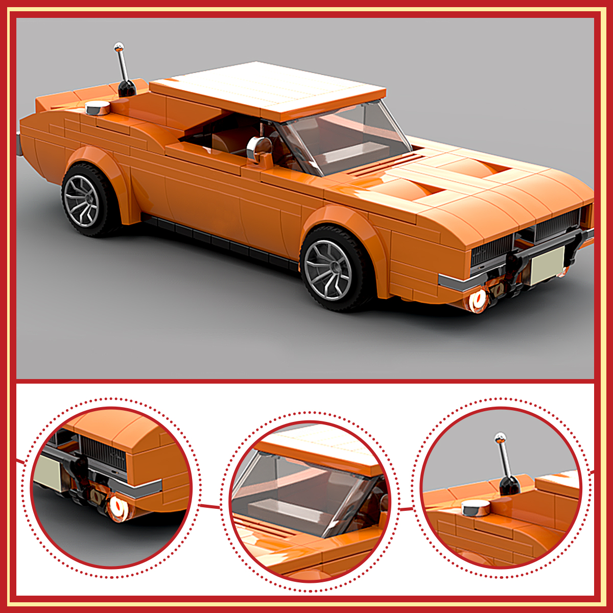 Classic MOC-83130 Muscle Style - Kid Toys Ads review and price