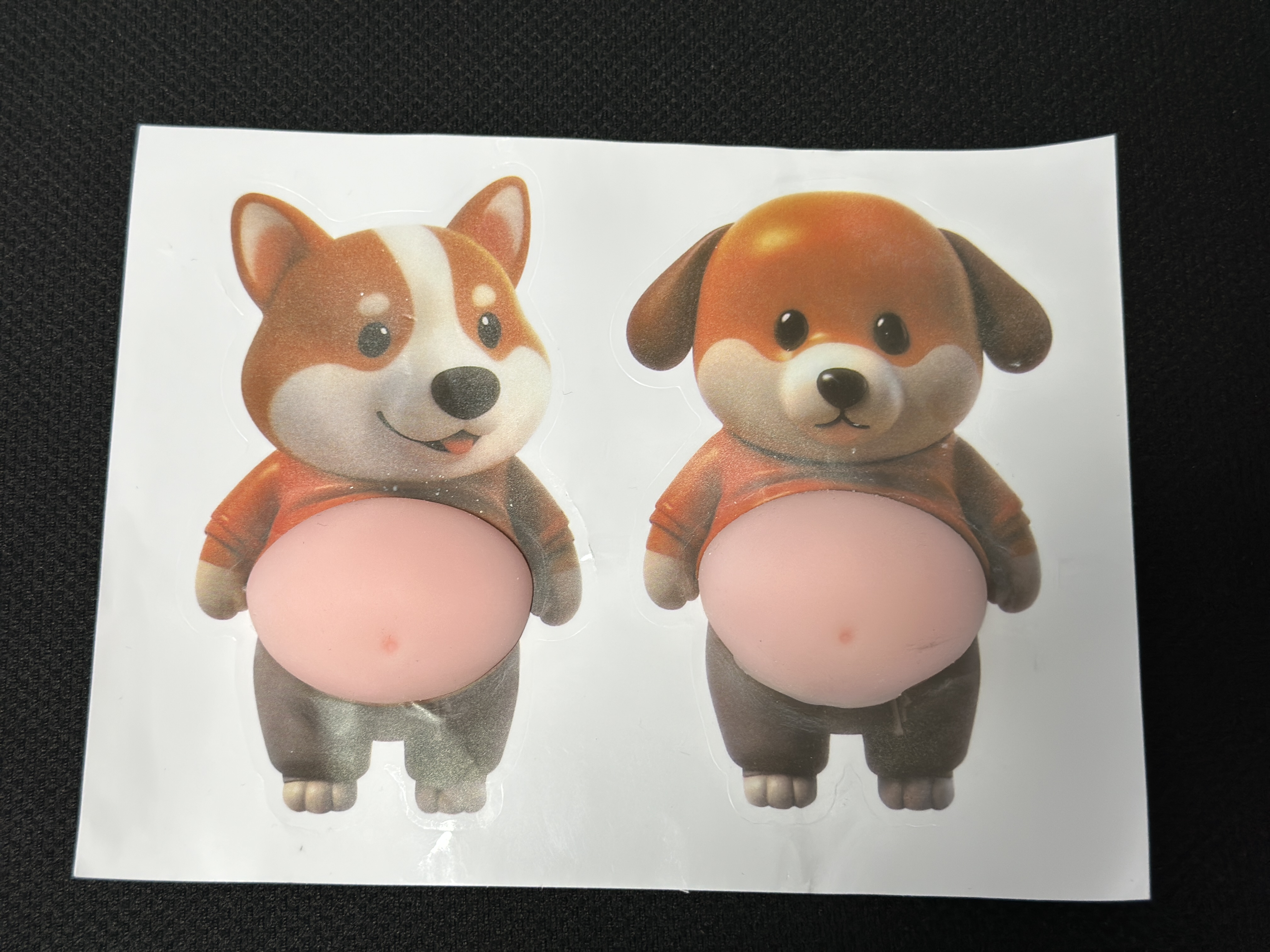 6Pcs 3D Dog & Cat Belly Mochi  - Kids Toys Easter review and price