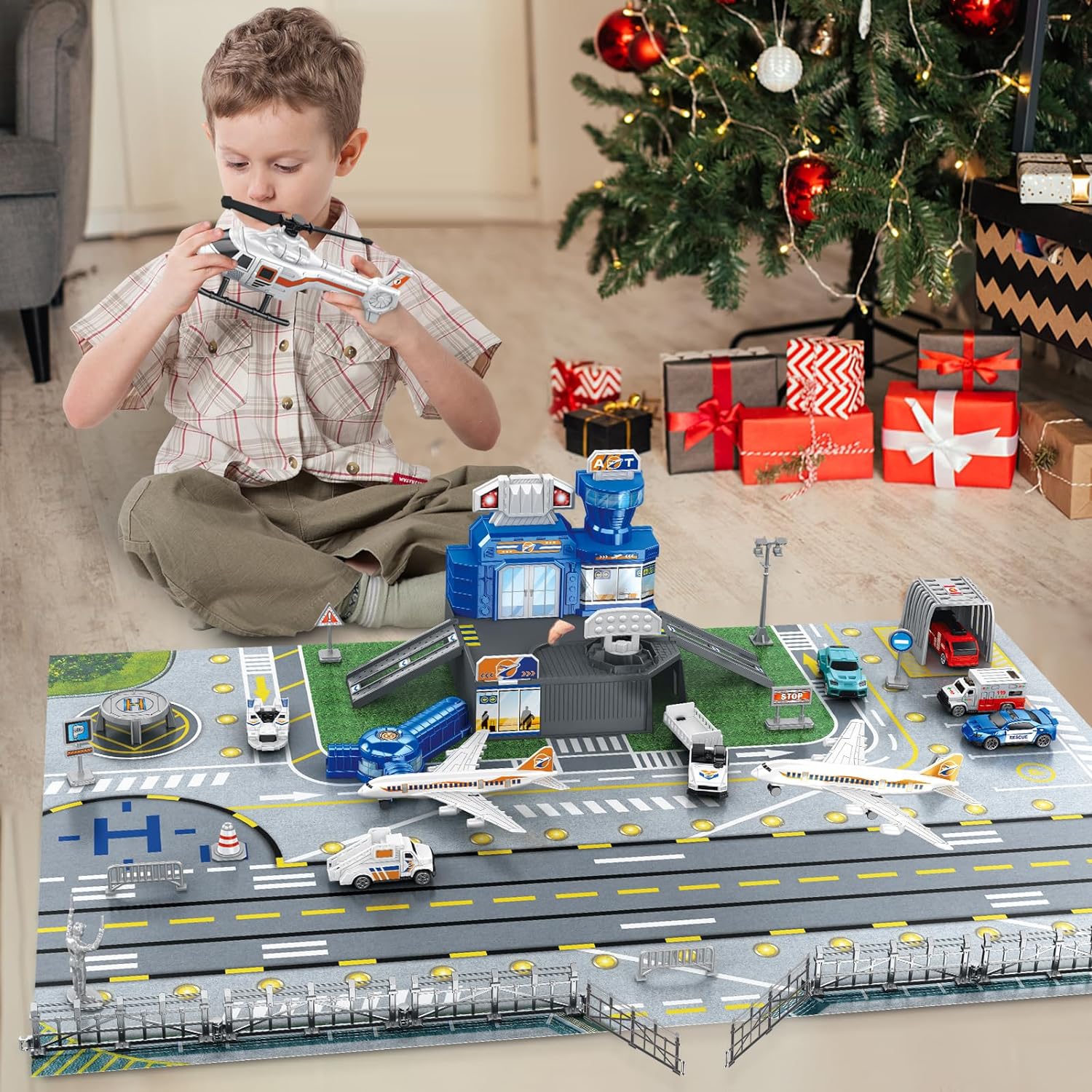 Children's Airport Scene Toy S - Kids Toys Kit review and price