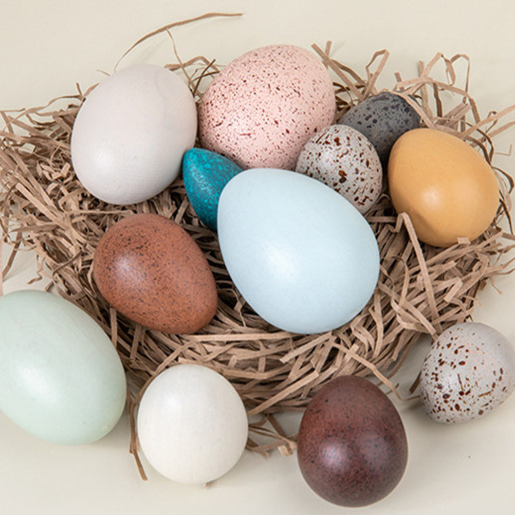 1Set Wooden Fake Eggs for East - Kids Toys Easter review and price