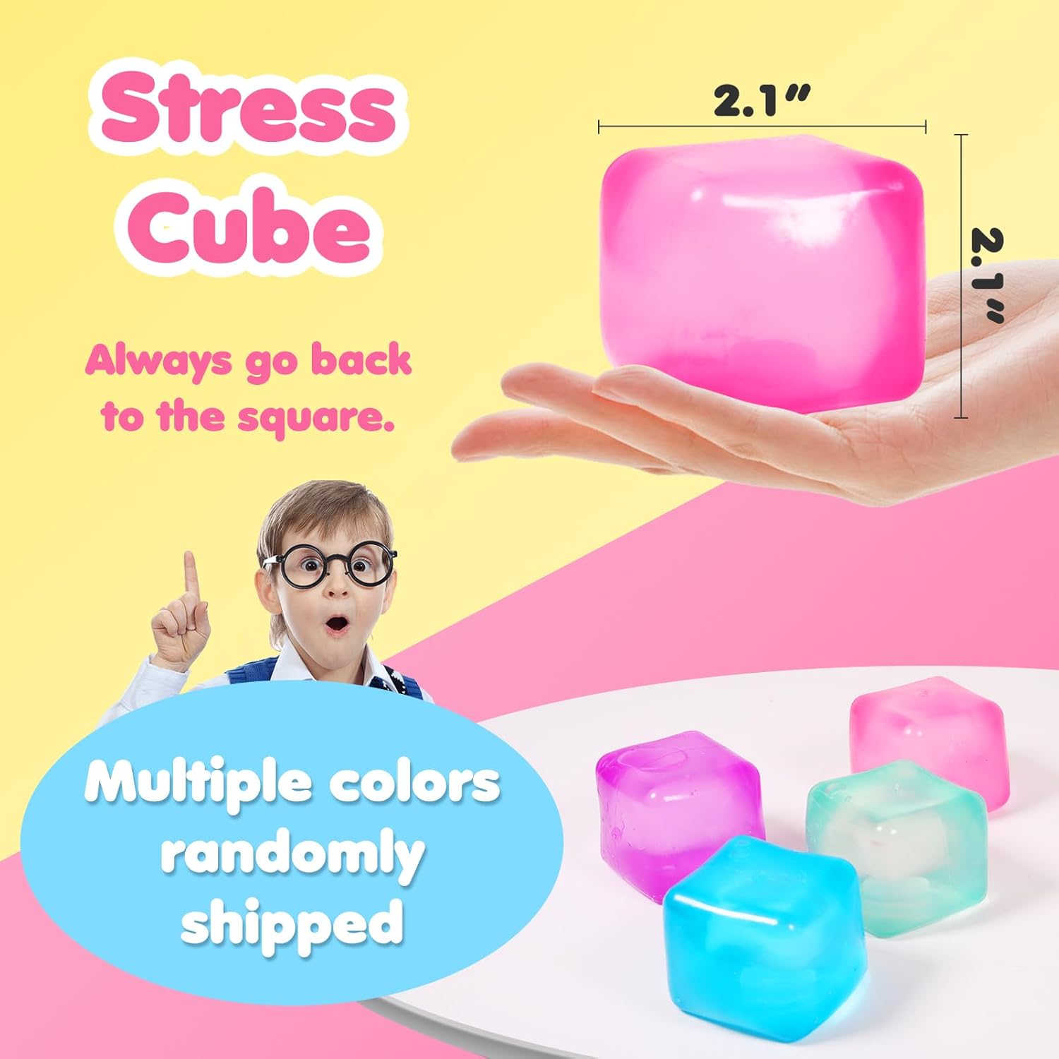 Stress Cube Squishy Stress Bal - Kids Toys Kids Toys review and price