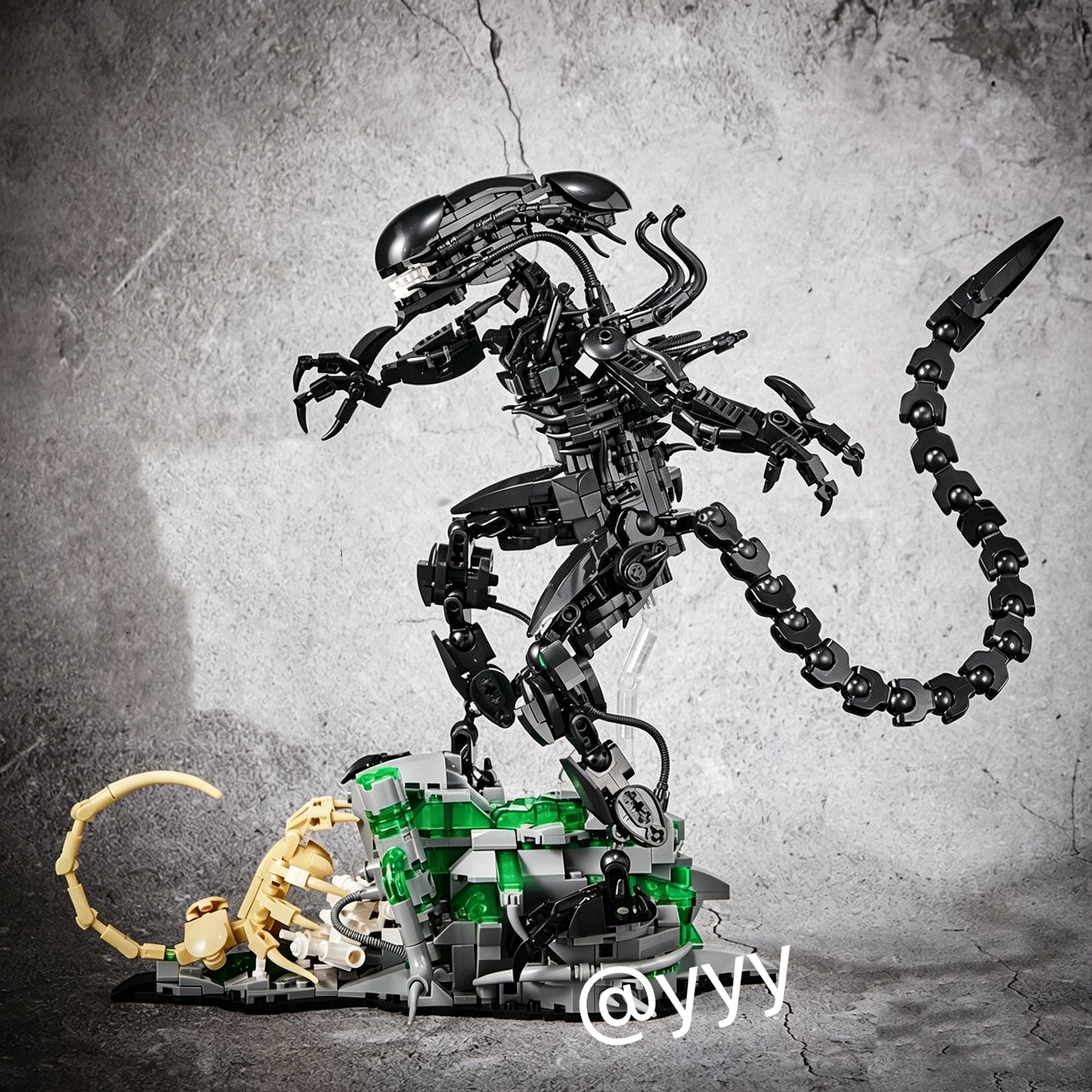 New/958PCS Black Alien Xenomor - Xenomorph Kids Toys review and price