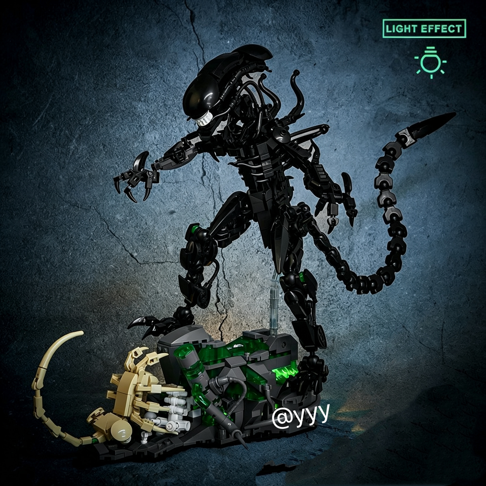 New/958PCS Black Alien Xenomor - Xenomorph Kids Toys review and price