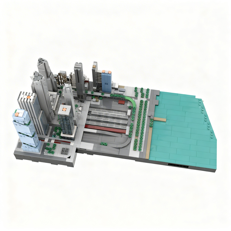 4386pcs MOC Hudson Yards NYC A - Kids Toys Nyc review and price