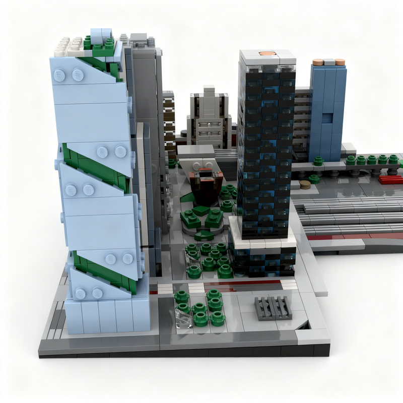 4386pcs MOC Hudson Yards NYC A - Kids Toys Nyc review and price