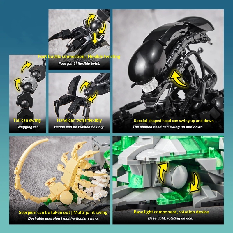Hot Selling  Alien Monster Xen - Xenomorph Kids Toys review and price