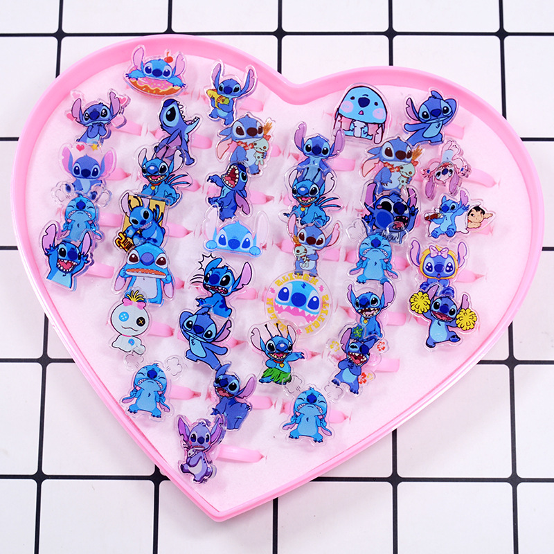 Stitch Acrylic Ring 10/20pcs K - Kids Toys Usa review and price