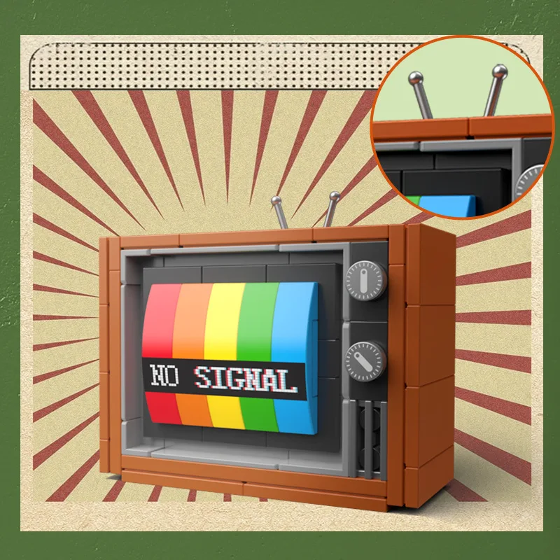 Retro DIY Building Blocks TV R - Kids Toys Kit review and price