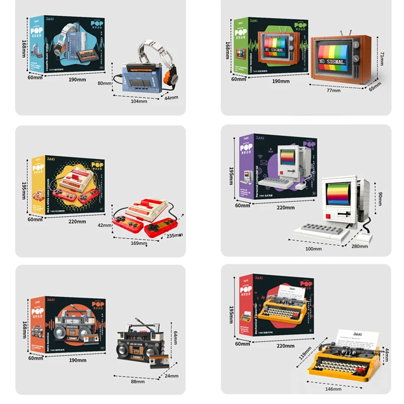 Retro DIY Building Blocks TV R - Kids Toys Kit review and price
