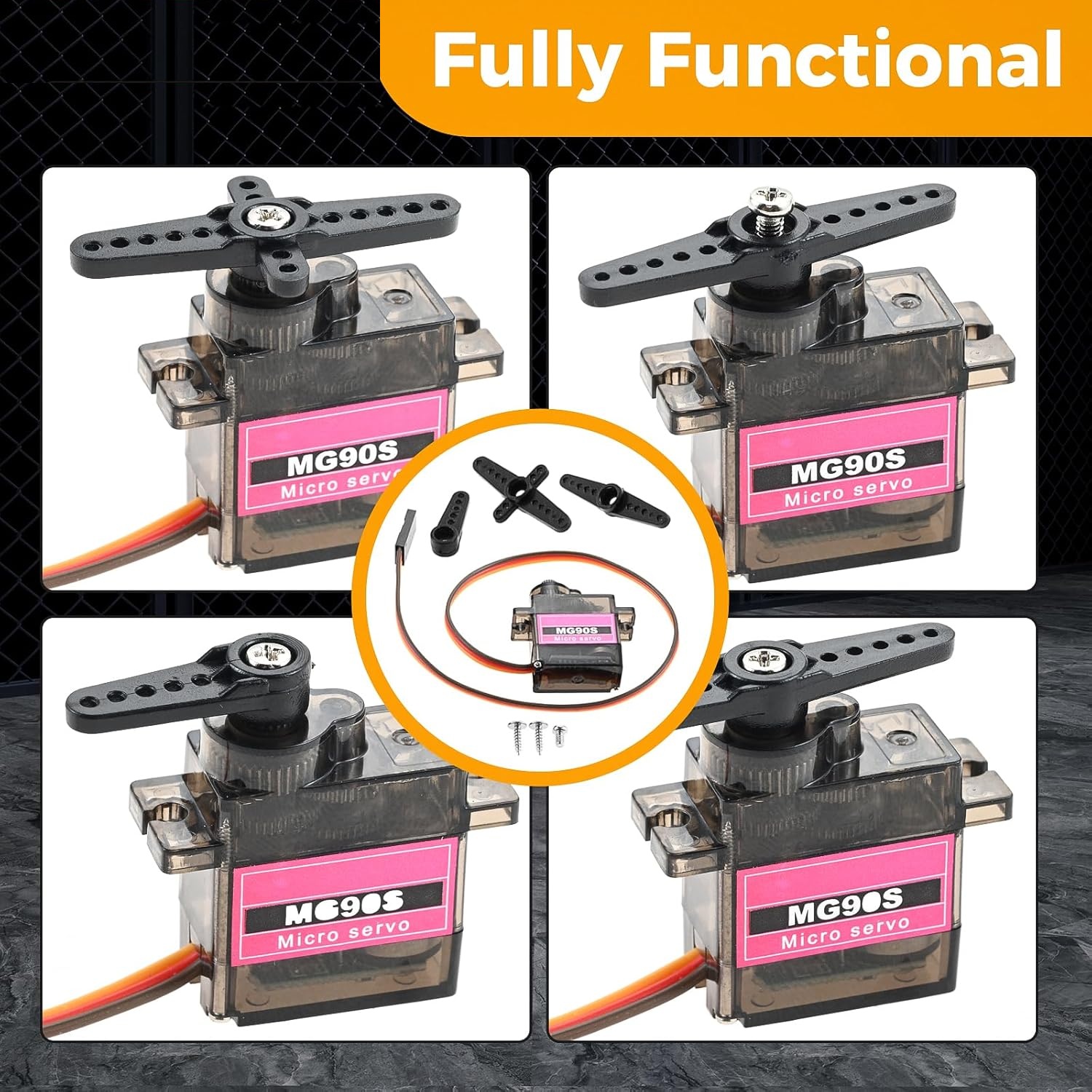 4pcs Micro Servo Metal Gear 90 - Rc Helicopter Mini review and price
